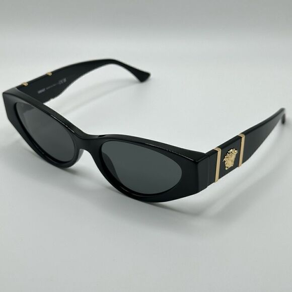 VERSACE Sunglasses VE4454 GB1/87 Black Dark Grey Women NEW main image 8